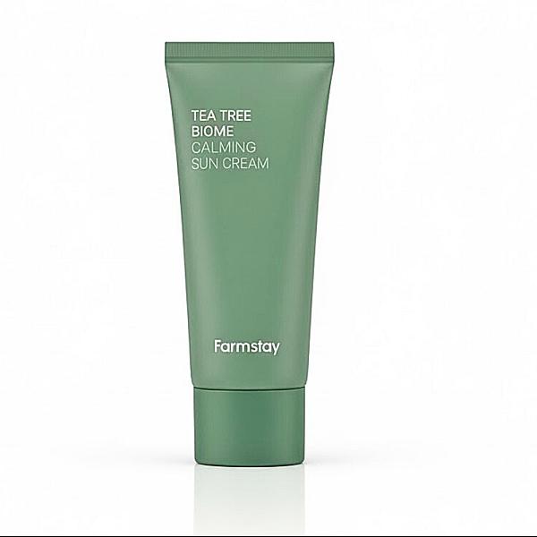 Farmstay Tea Tree Biome Calming Sun Cream 50g